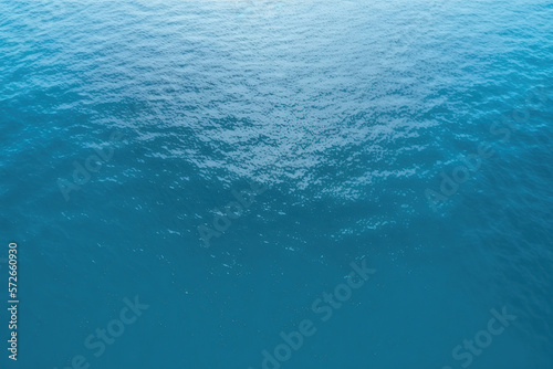 sea ​​view from above, ocean, art illustration 