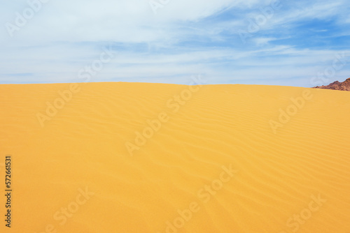 Desert dunes, a beautiful shade of yellow