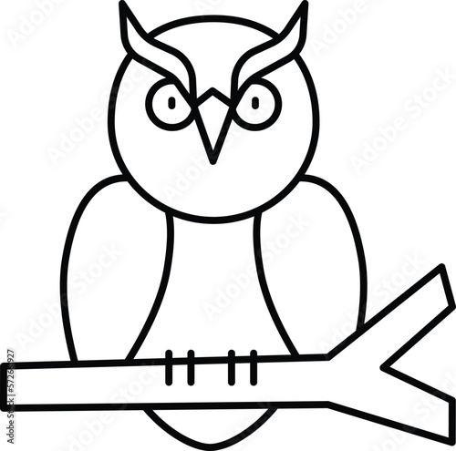 halloween owl and spooky