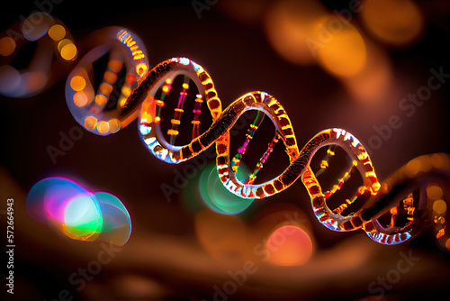 DNA, double helix, Generative AI