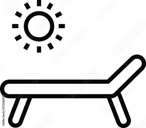hotel service  sunbed and beach
