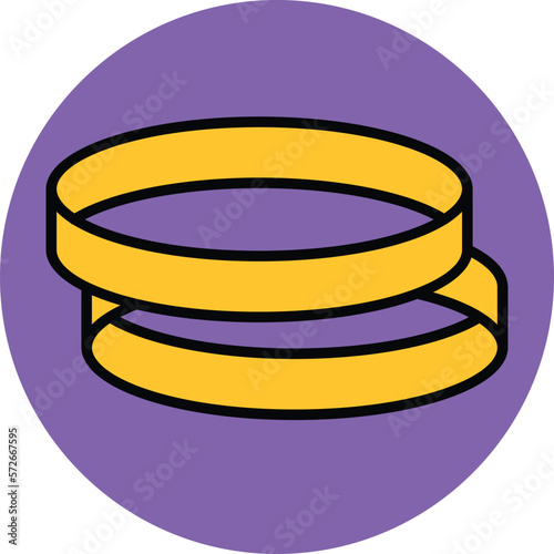 Bracelet Vector Icon
