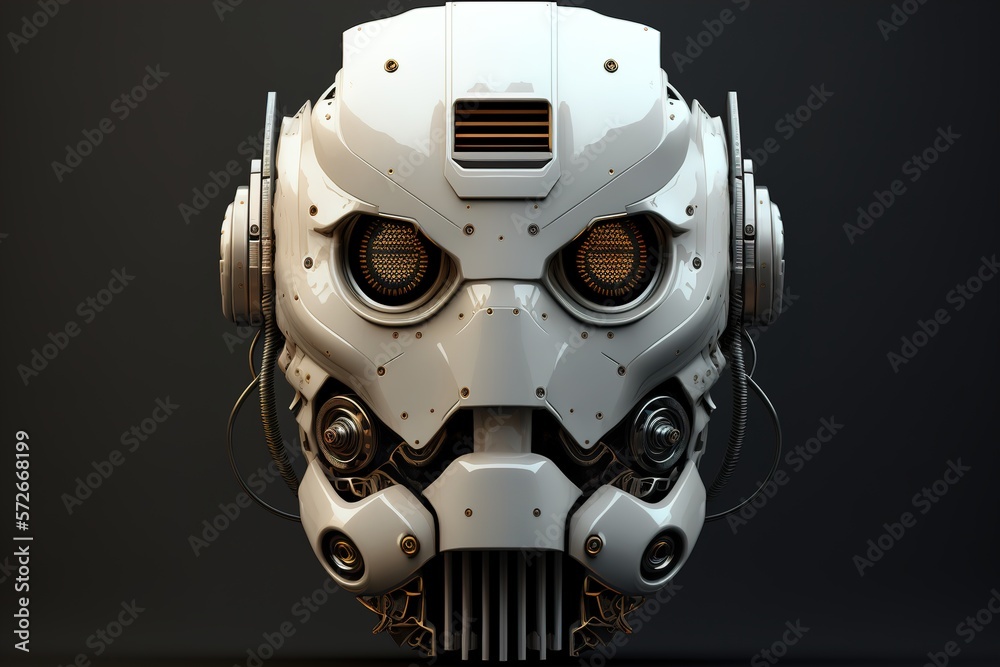 Fototapeta premium portrait of a robot future life