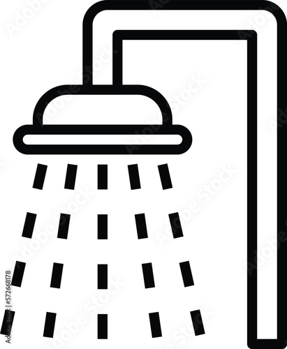hotel service shower  and bathroom
