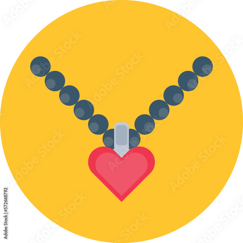 Necklace Vector Icon
