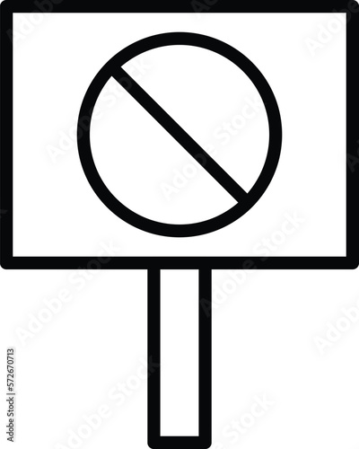 human resource stop  and sign