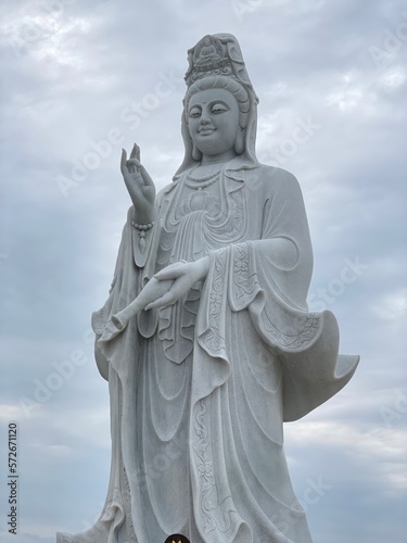Statue of Buddha in sky background Giant Buddha Statue