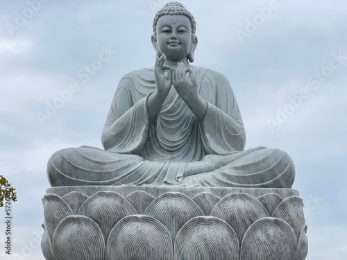 Photography Statue of Buddha in sky background Giant Buddha Statue