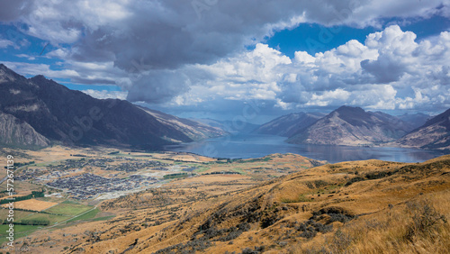 Mountains and clouds