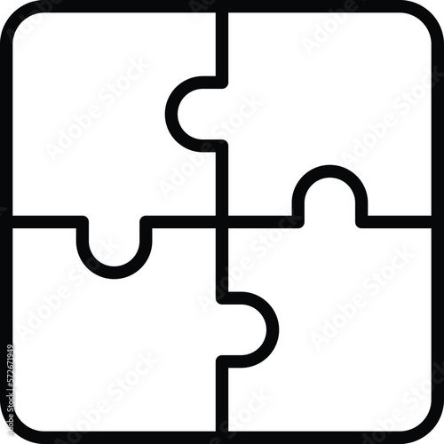 human resource puzzle and block