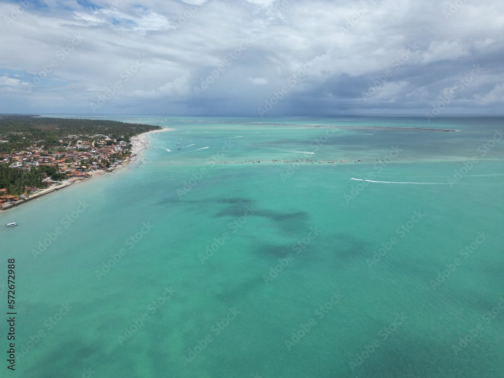 Beach Maragogi, praia de antunes, Alagoas. Caminho de Moises