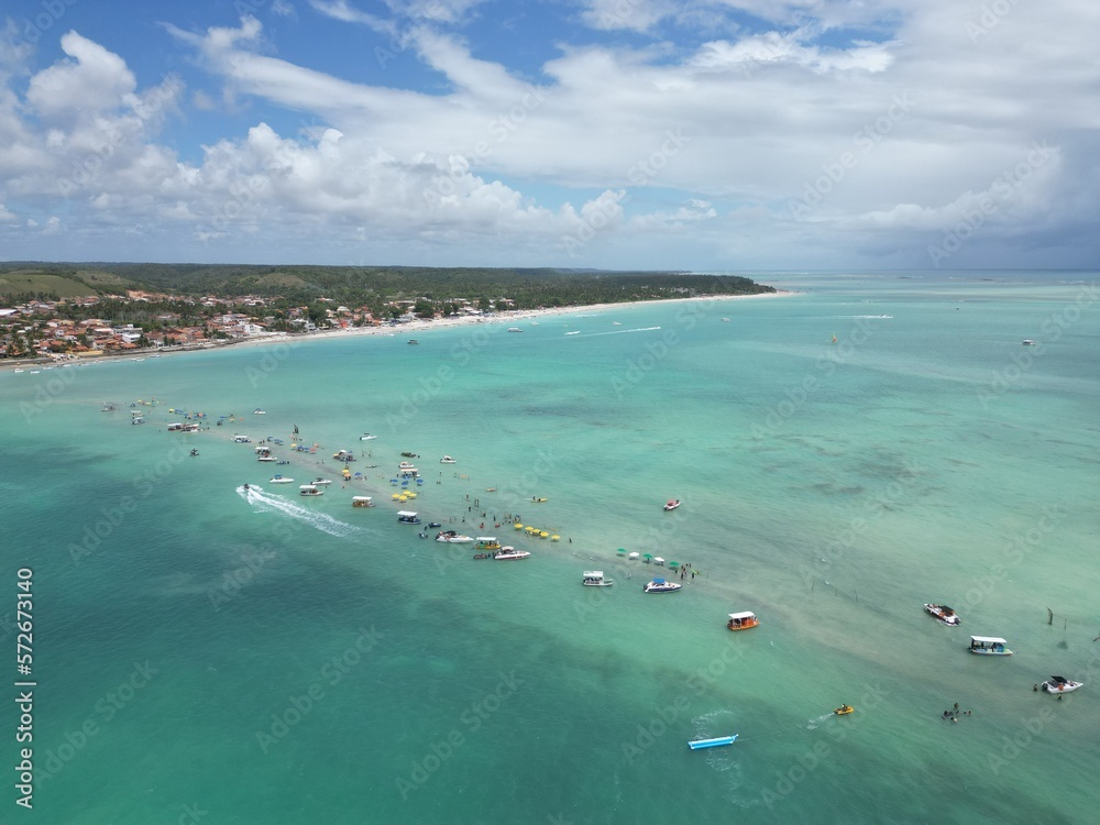Beach Maragogi, praia de antunes, Alagoas. Caminho de Moises