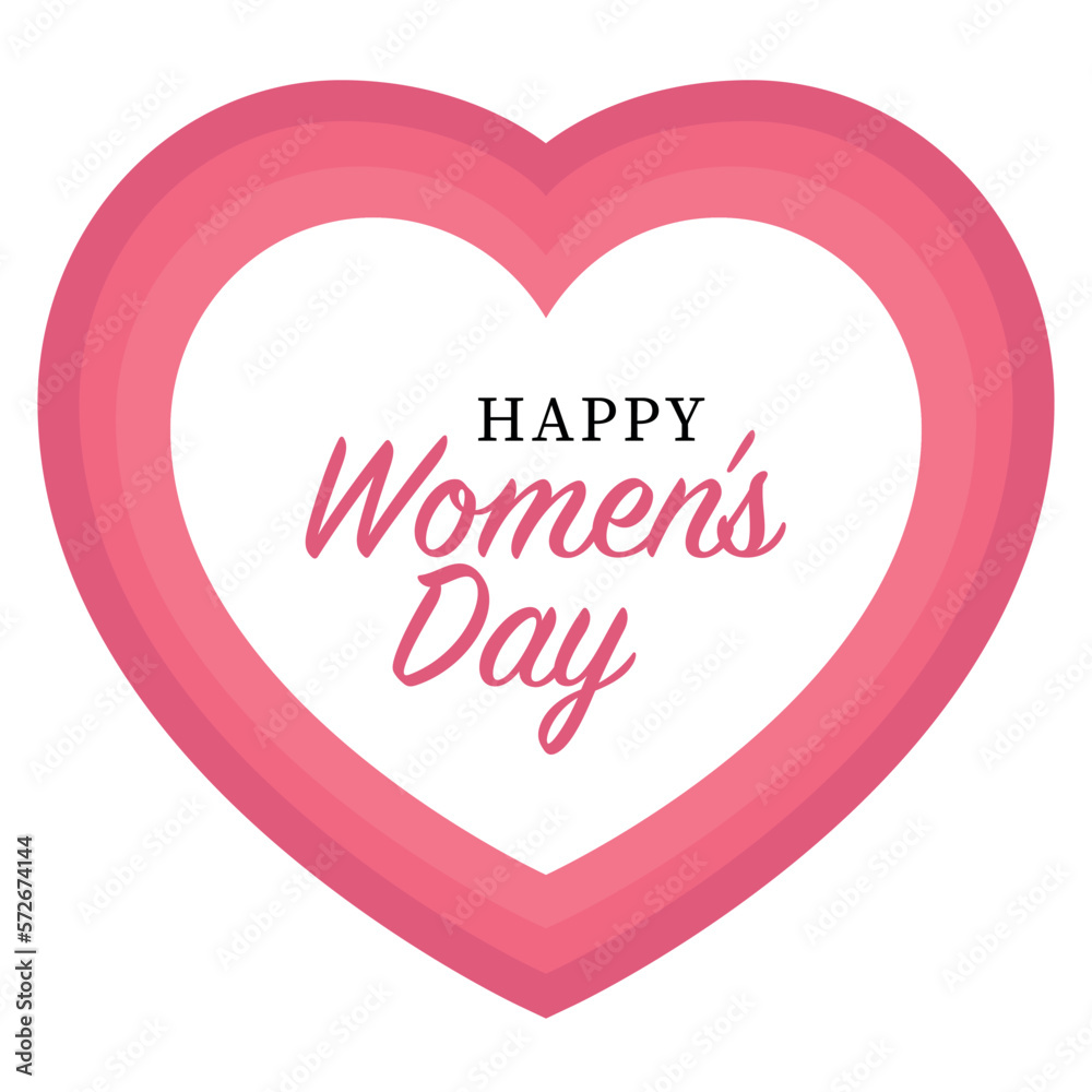 Happy Womens Day Heart