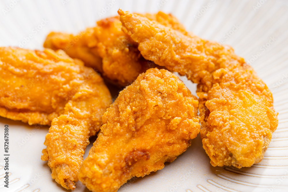 Crispy fried chicken drumstick dish Crispy fried chicken drumstick dish