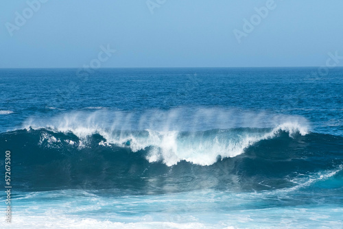 ocean wave, seascape, crashing waves © hanohiki