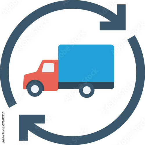 logistics truck  and vehicle