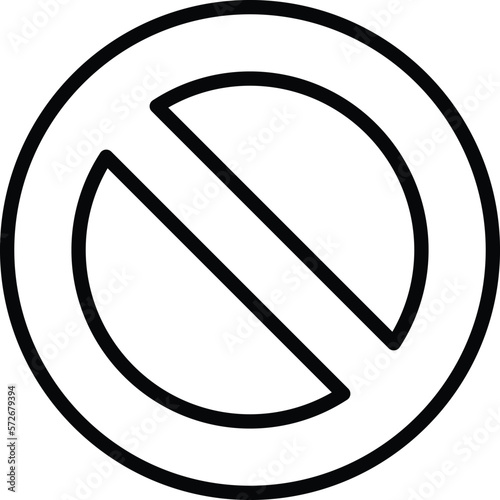 mobile ui block and forbidden