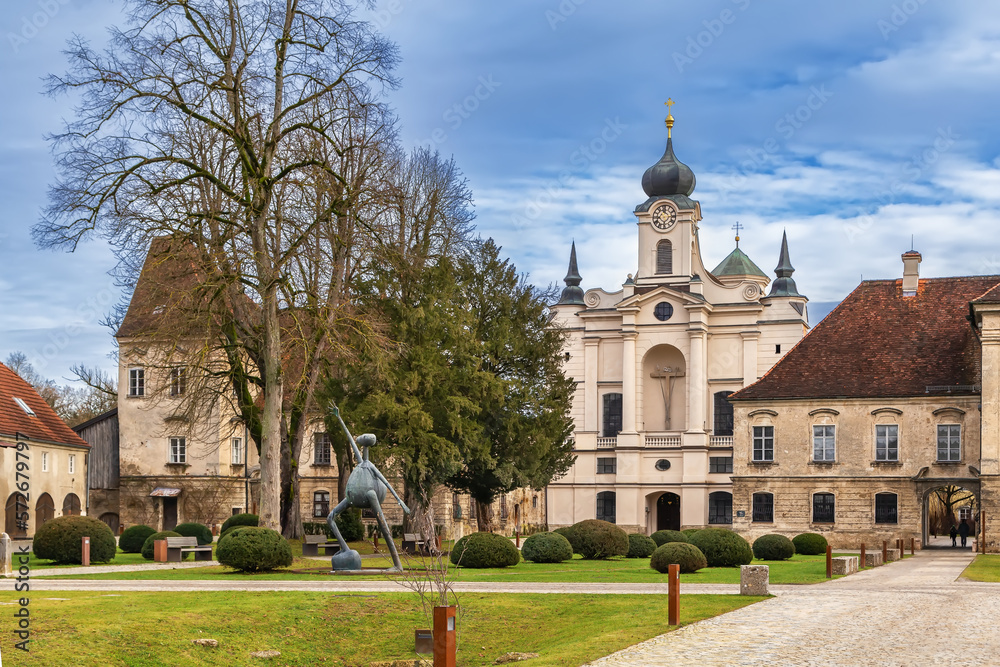 Obraz premium Raitenhaslach abbey, Burghausen, Germany
