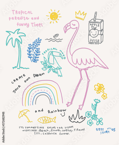 summer time illustration