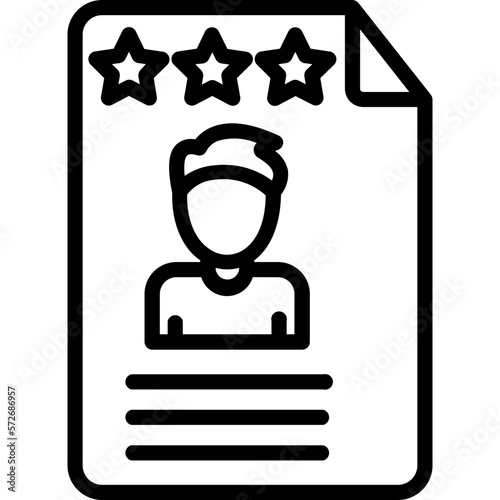 Attested Document Half Glyph Vector Icon which can easily modified  

