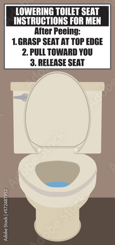 Toilet Seat Instructions for Men