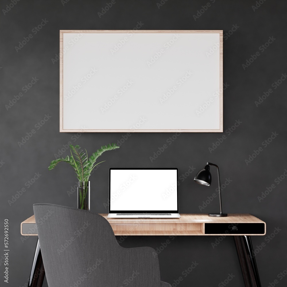 Devices Responsive Website On Workspace Mockup design display presentation Devices Responsive Website On Workspace Mockup design display presentation