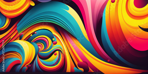 Vibrant and Bold Graphic Design Background