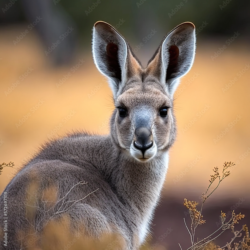 Eastern Gray Kangaroo Generative AI