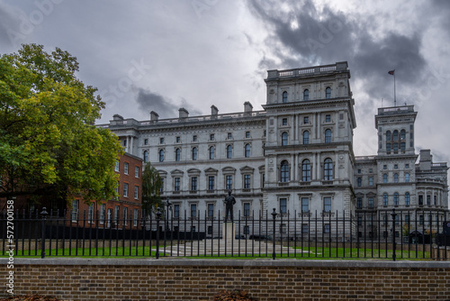 Back garden of number 10 Downing Street. London, United Kingdom.