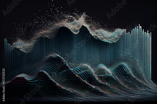 Big data flooding, a big wave of information with generative ai technology