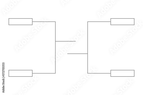 Tournament table diagram background illustration