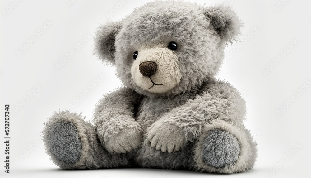 Cute Teddy. Post-produced generative AI digital illustration. Cute Teddy. Post-produced generative AI digital illustration.
