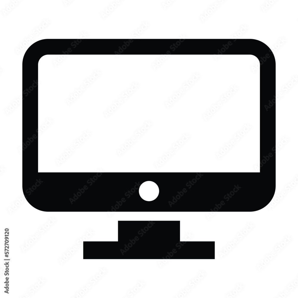 Computer, laptop, multimedia icon Computer, laptop, multimedia icon