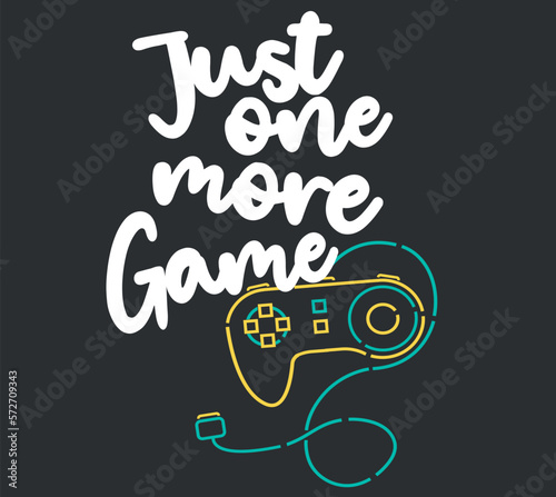 Vector joysticks gamepad illustrations with slogan texts, for t-shirt prints, posters and other uses.