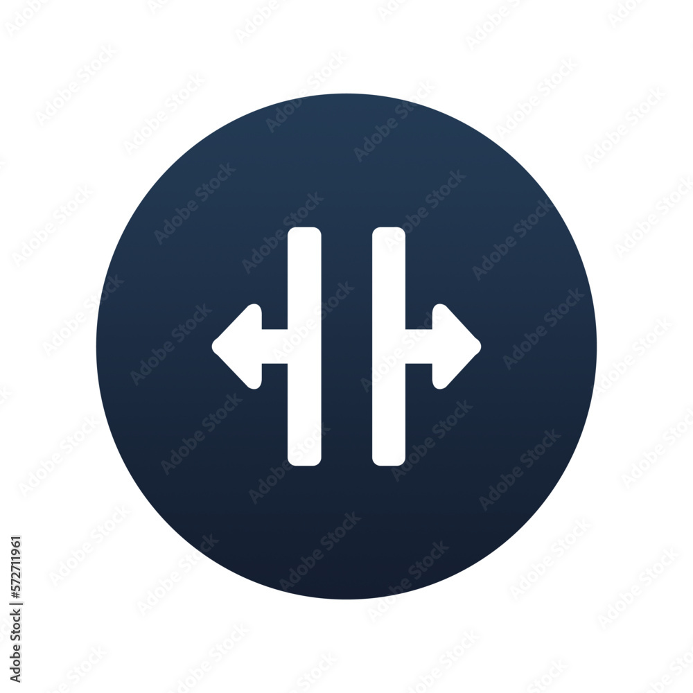 Stretch, resize icon, Flat vector illustration for web and mobile interface, EPS 10 Stretch, resize icon, Flat vector illustration for web and mobile interface, EPS 10