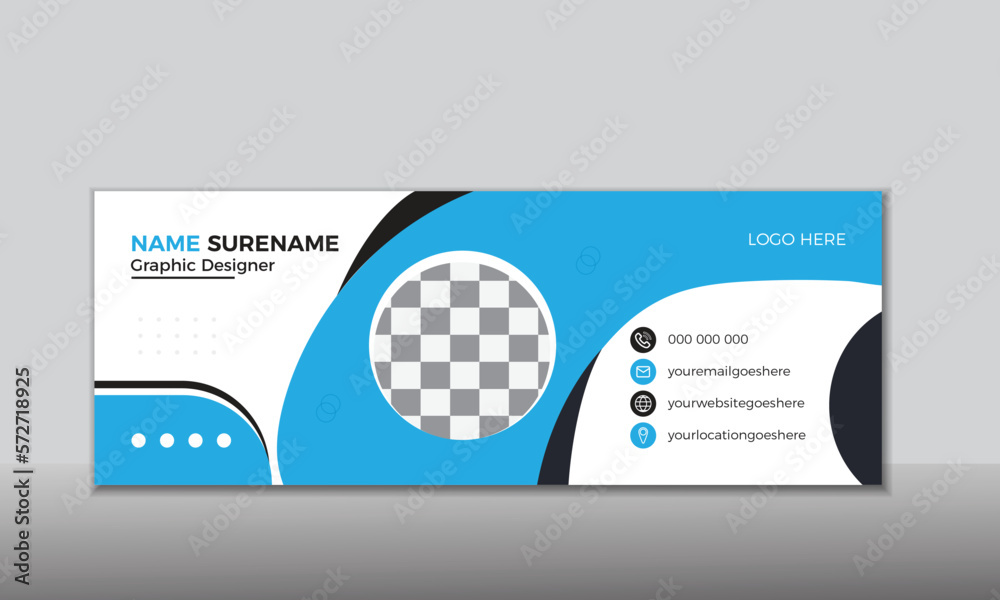 Corporate Modern Email Signature Design template. Corporate Modern Email Signature Design template.