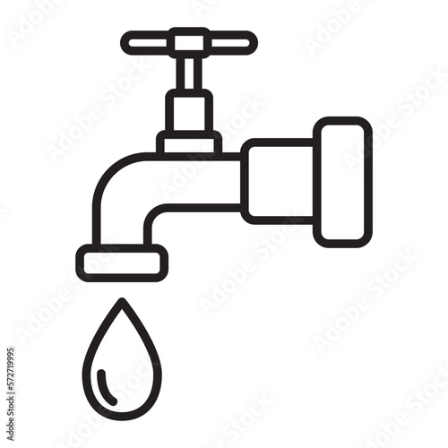 Water tap icon.