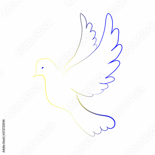 Dove of peace. Summary of peace in Ukraine