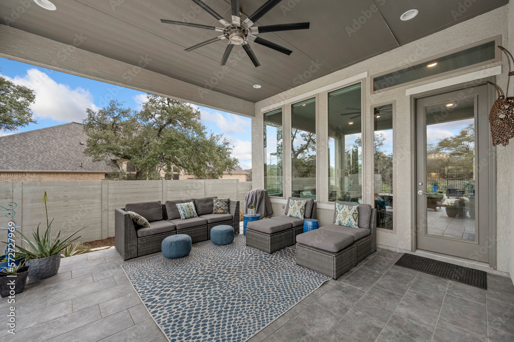 Photography covered patio