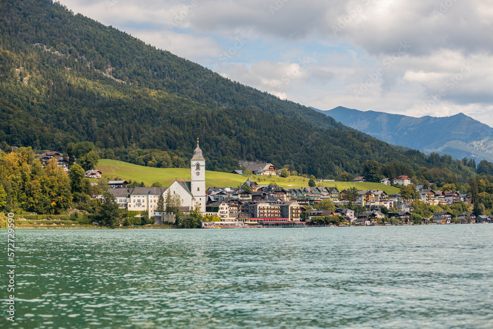 Discover the Beauty of an Alpine Town on Lake Wolfgangsee in Austria. A Perfect Destination for Your Next Vacation