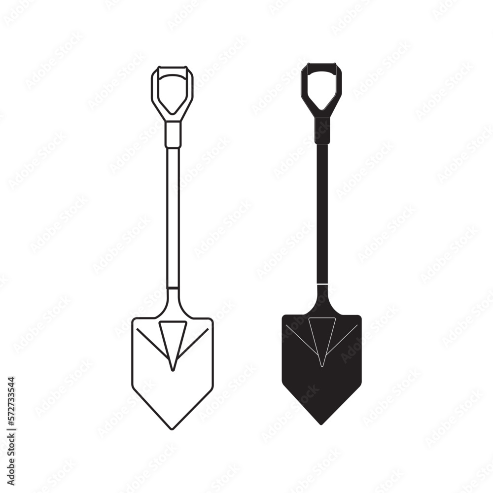 shovel icon shovel icon