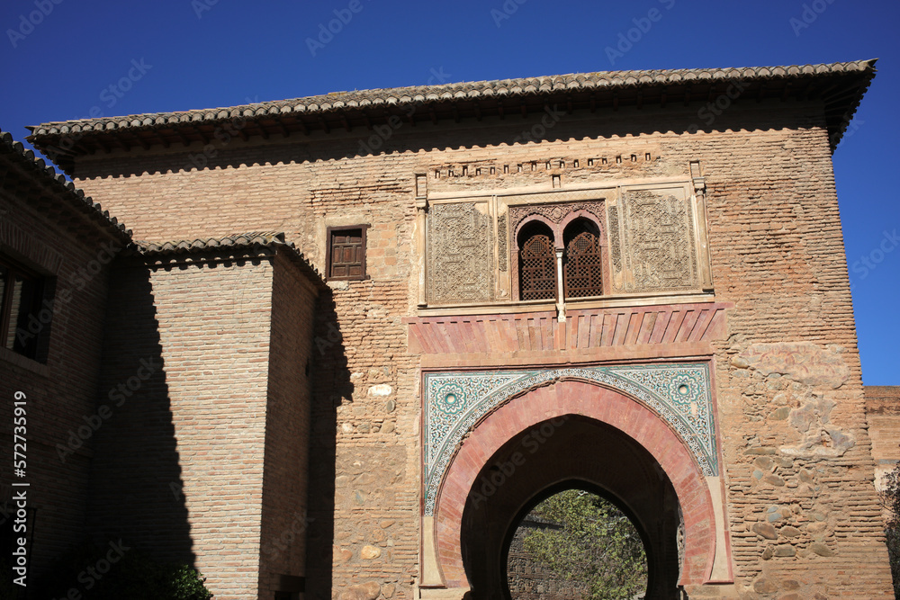 Fototapeta premium Alhambra - Palacio Nazaries-Oratorio - Granada - Andalusia - Spain