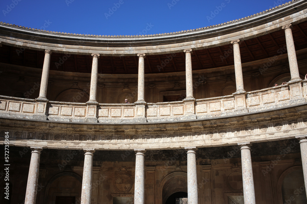 Palace of Charles V - Alhambra - Granada - Andalusia - Spain