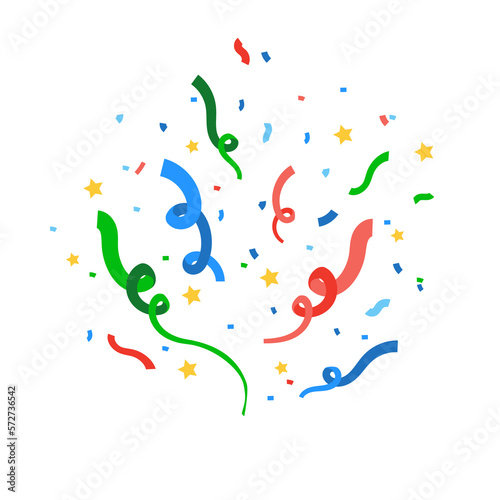 Photography Bright multicolored confetti