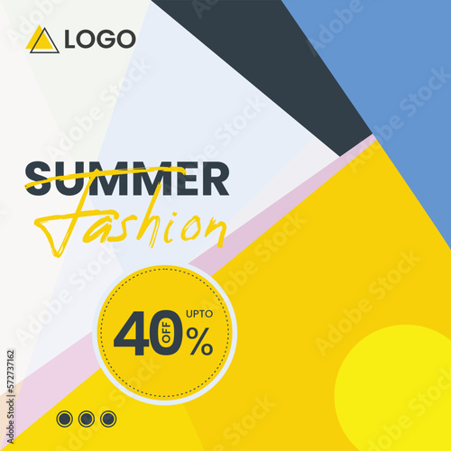 Fashion sale social media post templates