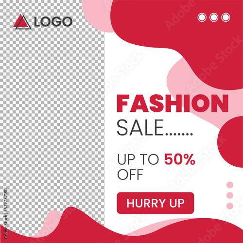 Fashion sale social media post templates