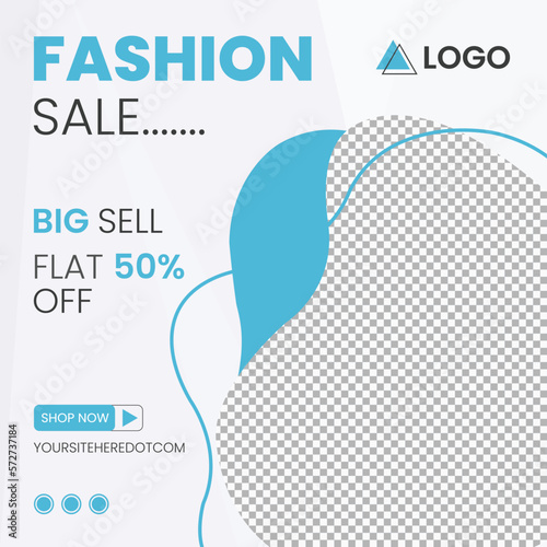 Fashion sale social media post templates