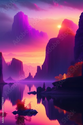 sky  landscape  mountain  nature  clouds  lake  sun  water  mountains  sunset  sunrise  cloud  night  view  sea  travel  snow  ocean  summer  light  fantasy  island  winter  scenery  dawn  orange  red