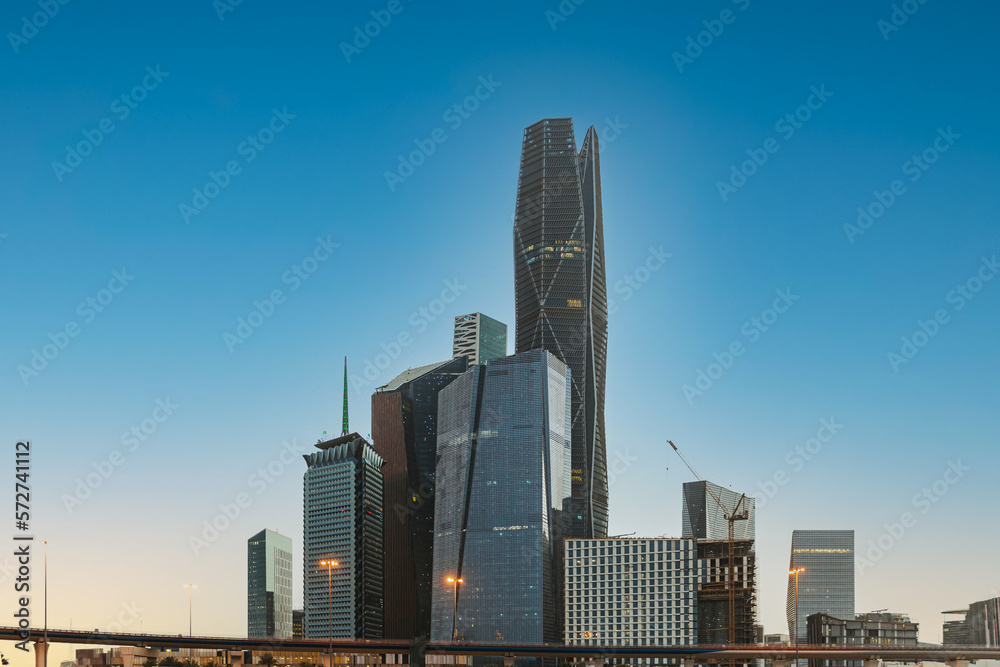 Obraz premium Riyadh city towers in Saudi Arabia 