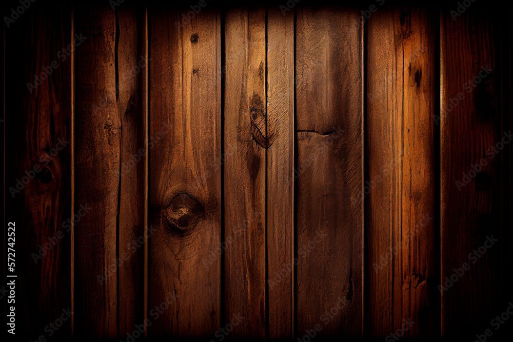 Brown Wood Texture Wallpaper Wooden Texture Backdrop Generative AI